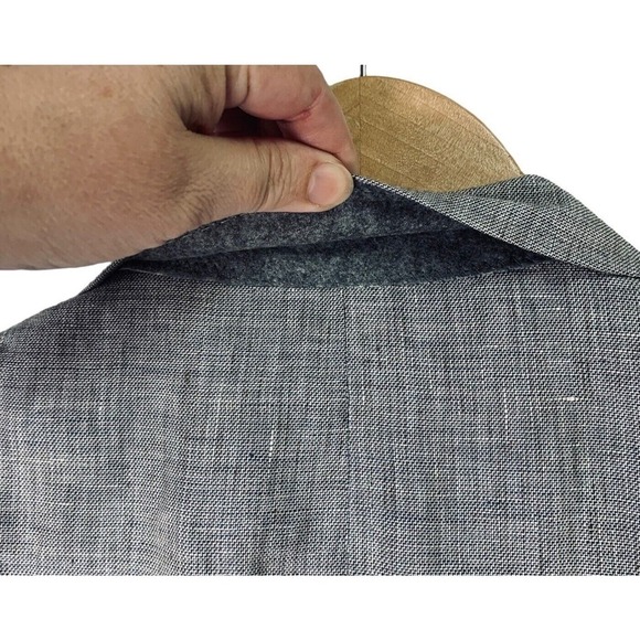 Murano Baird McNutt Linen Sport Coat Mens Large Short Peak Lapel NWT $250 - Picture 11 of 12